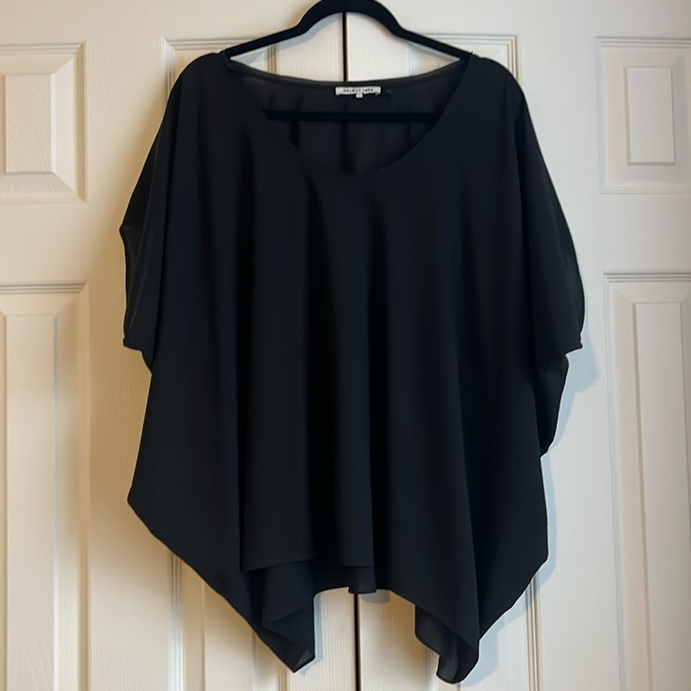 Helmut Lang Black Blouse - Size Large